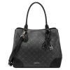 Nine West Brooklyn Jet Set Carryall Satchel Bag 2 Nine West Brooklyn Jet Set Carryall Satchel Bag -Nine West shop 3754136 Black Logo