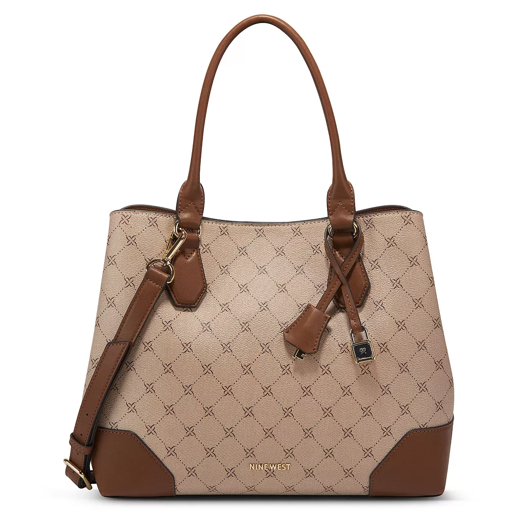 Nine West Brooklyn Jet Set Carryall Satchel Bag 4 Nine West Brooklyn Jet Set Carryall Satchel Bag - Image 3