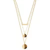 Nine West Cheetah Multi Strand Necklace -Nine West shop 3824794