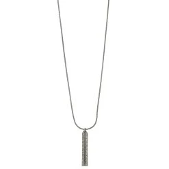 Nine West Pave Stick Pendant Necklace