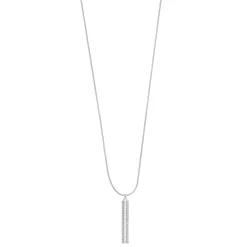 Nine West Pave Stick Pendant Necklace -Nine West shop 3835680 Clear