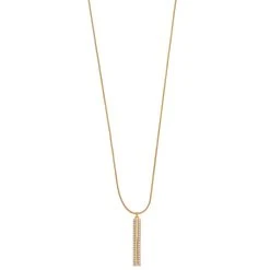 Nine West Pave Stick Pendant Necklace -Nine West shop 3835680 Gold Tone