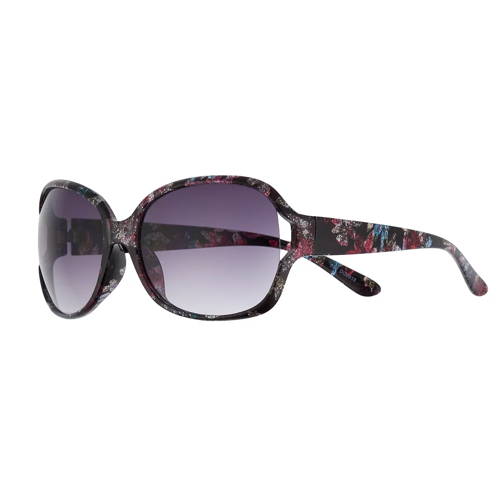 Women's Nine West 60mm Floral Frame Square Sunglasses 3 Women's Nine West 60mm Floral Frame Square Sunglasses