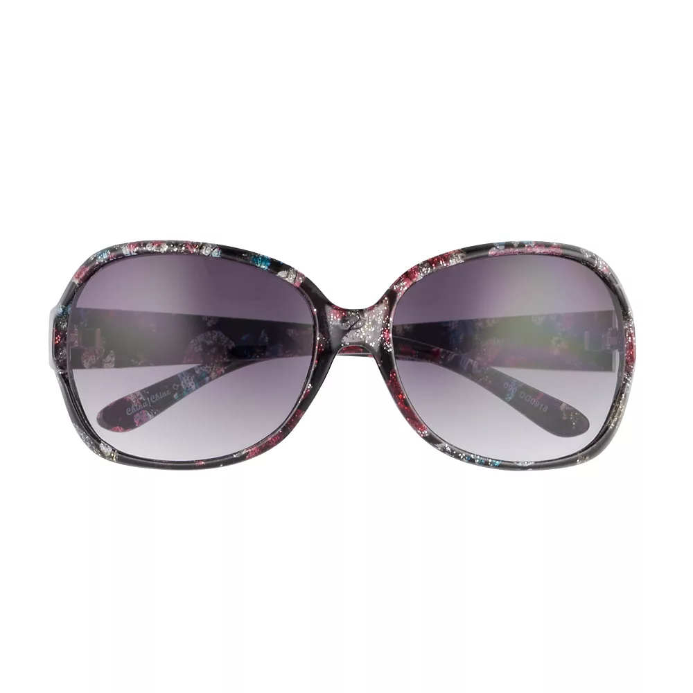 Women's Nine West 60mm Floral Frame Square Sunglasses 4 Women's Nine West 60mm Floral Frame Square Sunglasses - Image 2