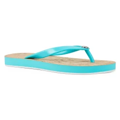 Nine West Crissa Women's Flip Flop Sandals 10 Nine West Crissa Women's Flip Flop Sandals -Nine West shop 4301563 Turquoise