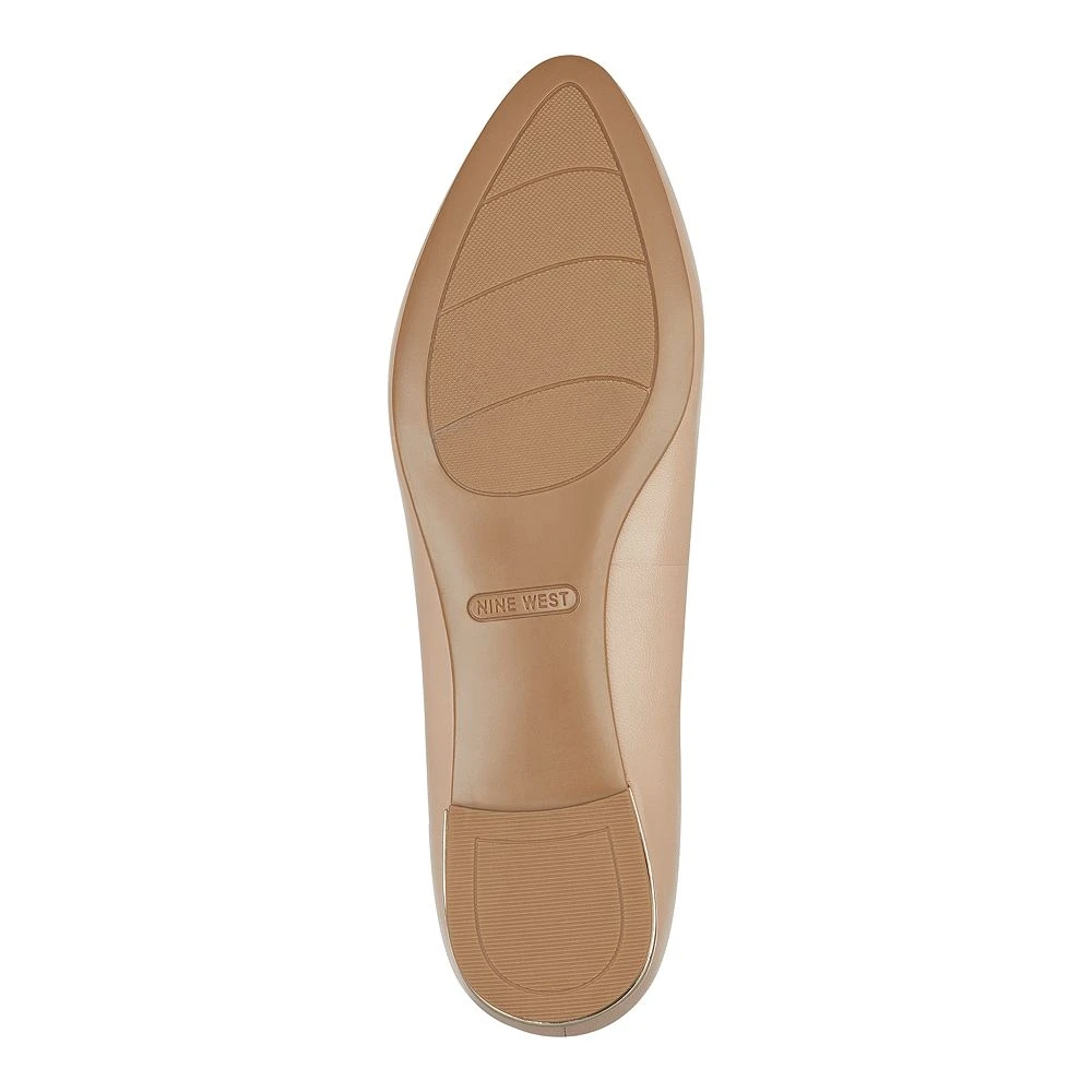 Nine West Corrine Women's Leather Ballet Flats 10 Nine West Corrine Women's Leather Ballet Flats - Image 8