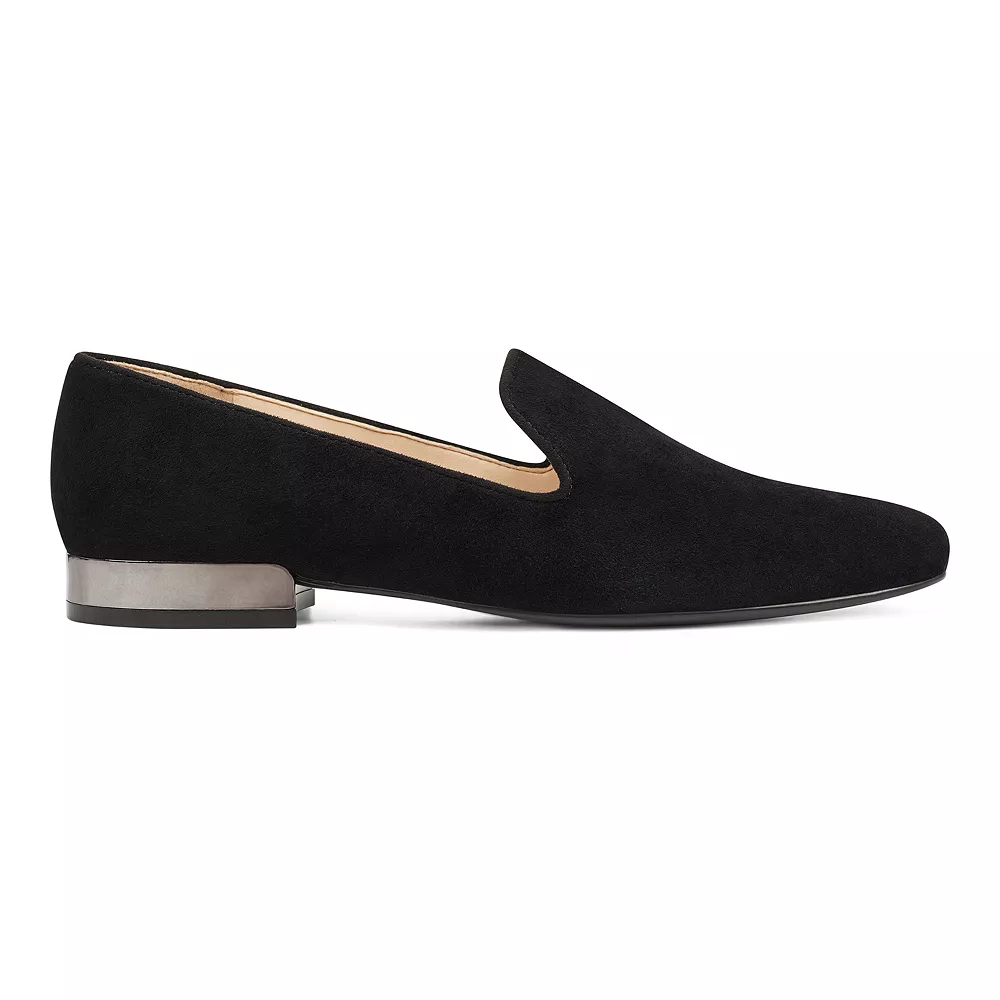 Nine West Lisette Women's Leather Square Toe Moc Shoes 4 Nine West Lisette Women's Leather Square Toe Moc Shoes - Image 2