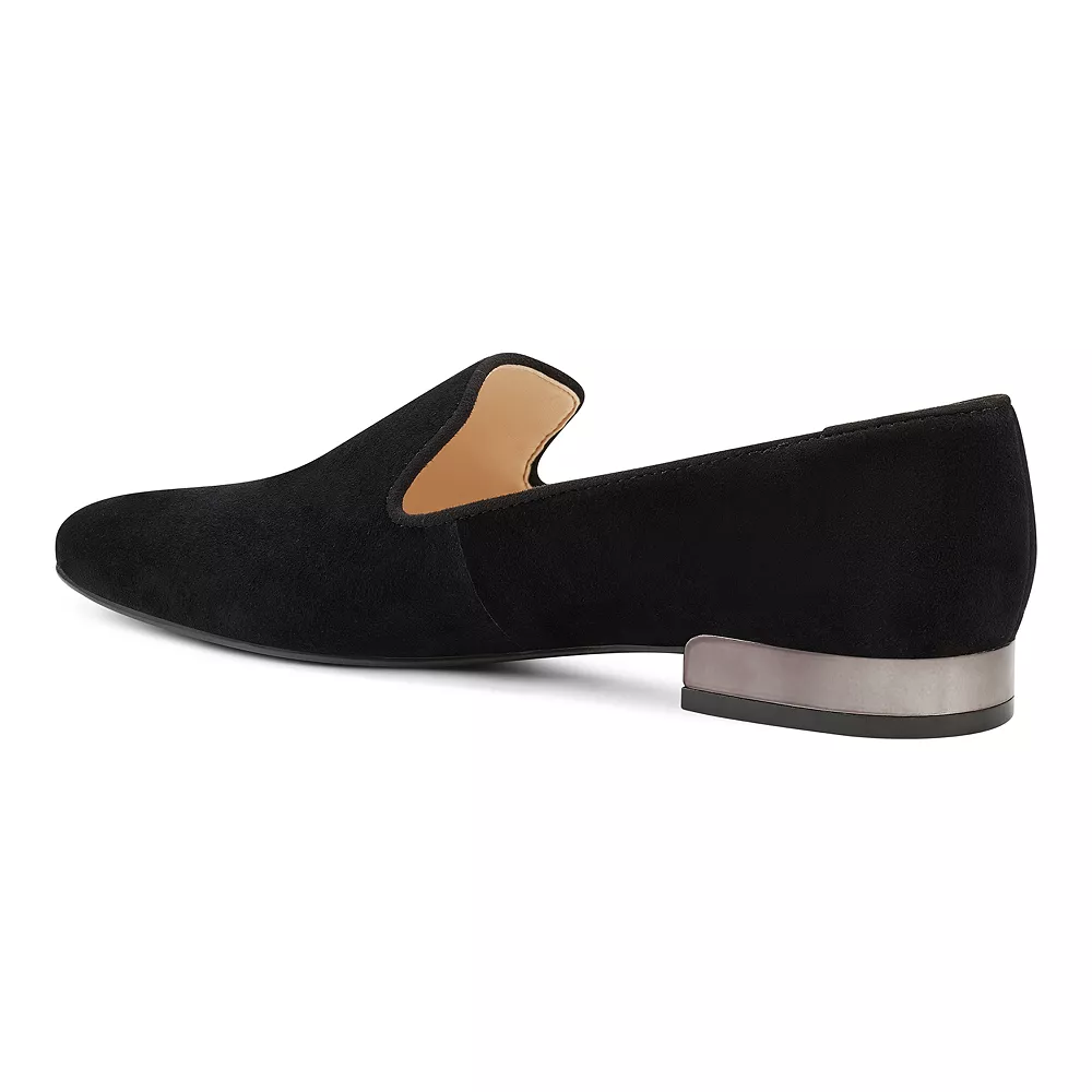 Nine West Lisette Women's Leather Square Toe Moc Shoes 5 Nine West Lisette Women's Leather Square Toe Moc Shoes - Image 3