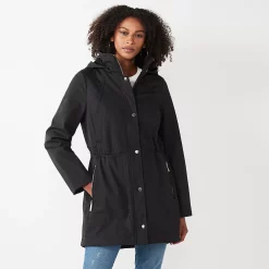 Women's Nine West Fleece-Lined Soft-Shell Jacket