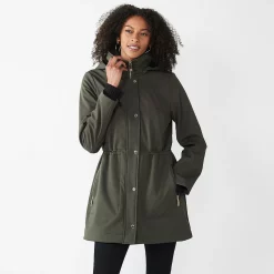 Women's Nine West Fleece-Lined Soft-Shell Jacket 10 Women's Nine West Fleece-Lined Soft-Shell Jacket -Nine West shop 4321308 Olive