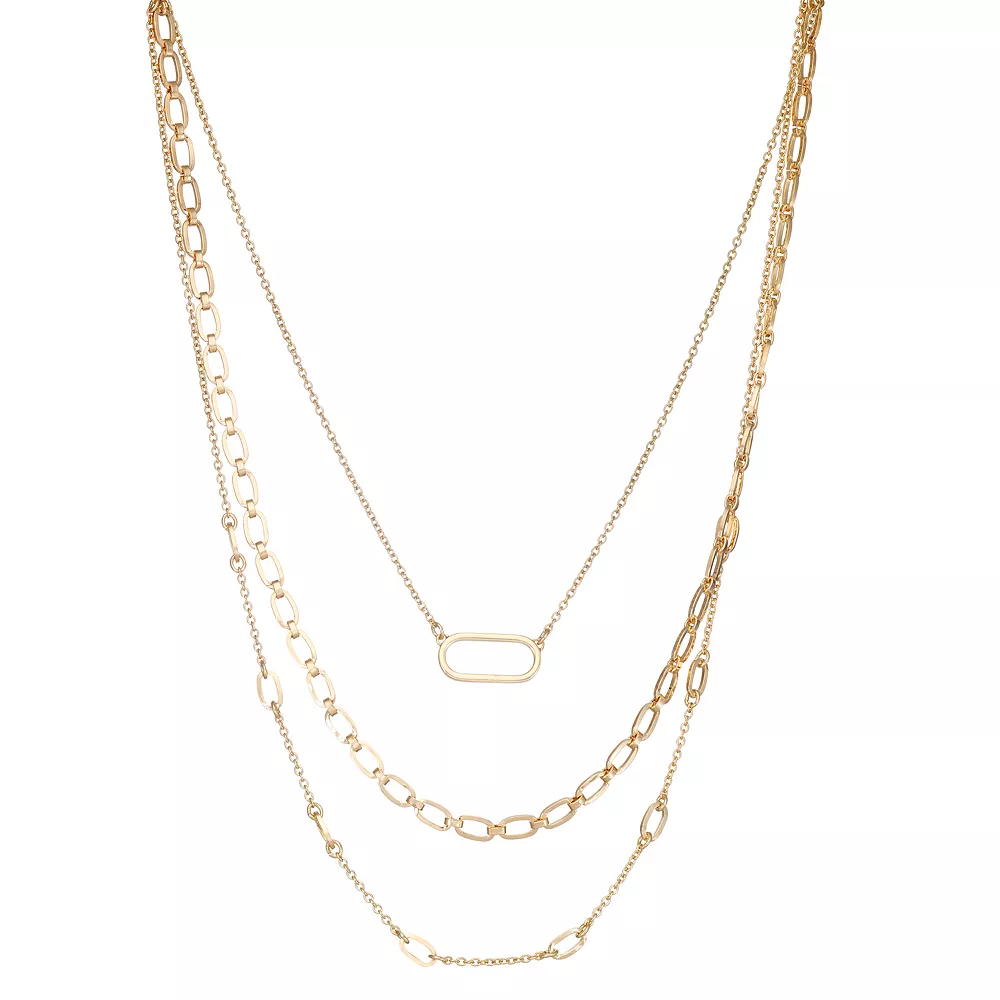 Nine West Links Multi-Row Necklace 4 Nine West Links Multi-Row Necklace - Image 2