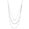 Nine West Links Multi-Row Necklace 1 Nine West Links Multi-Row Necklace -Nine West shop 4592028 Silver Tone