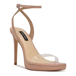 Nine West Zadie 03 Women's Platform High Heel Sandals 12 Nine West Zadie 03 Women's Platform High Heel Sandals -Nine West shop 4646783 Beige