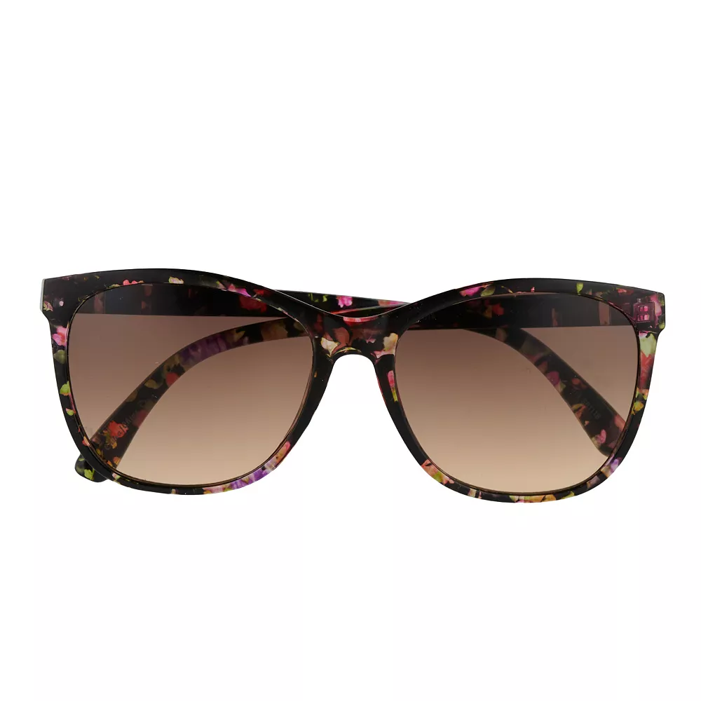 Women's Nine West 56mm Floral Cat Eye Metal Temple Sunglasses 4 Women's Nine West 56mm Floral Cat Eye Metal Temple Sunglasses - Image 2