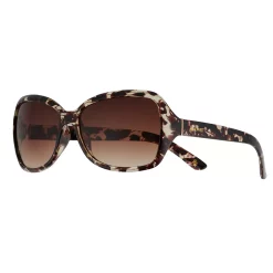 Women's Nine West 61mm Large Plastic Square Sunglasses