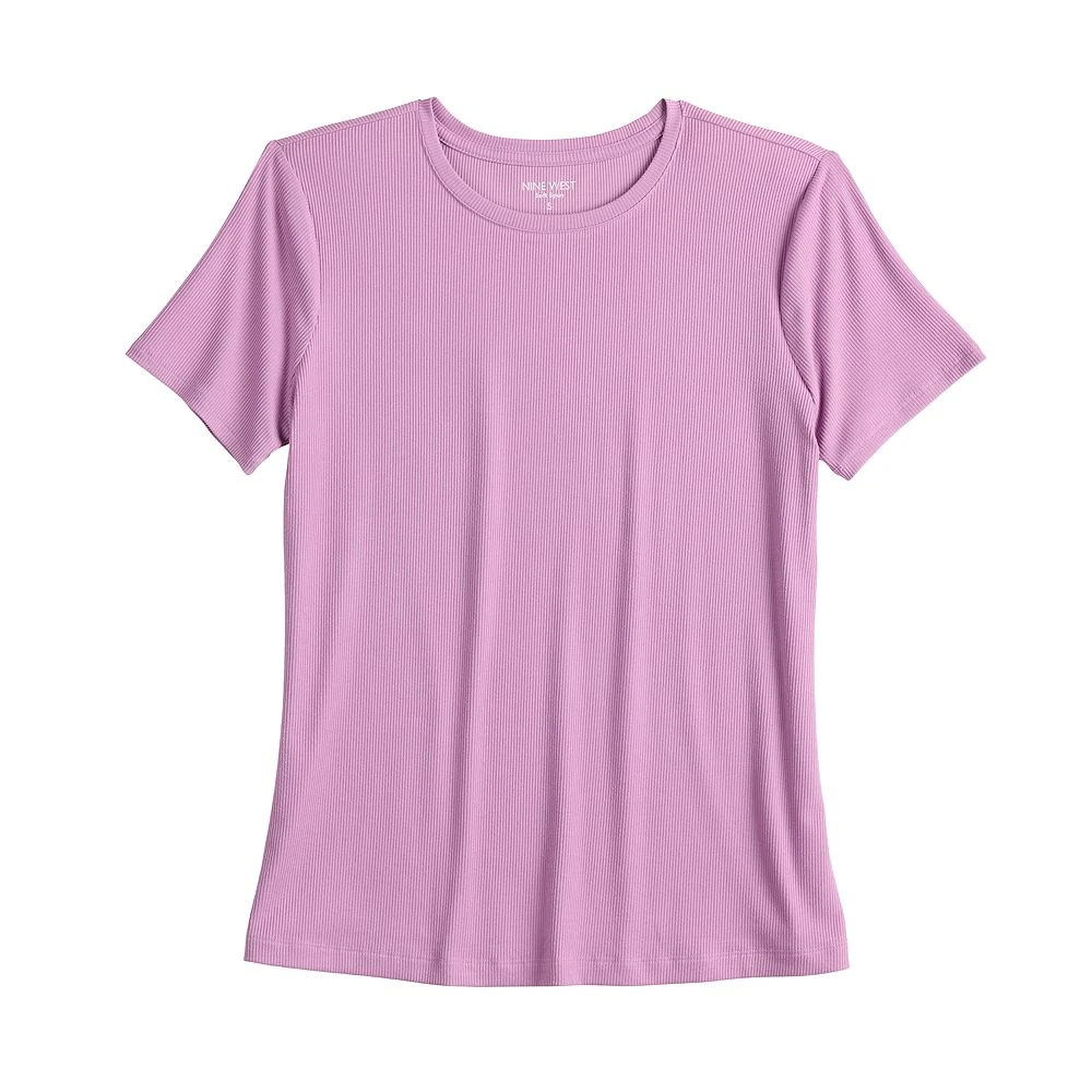 Women's Nine West Essential Crewneck Tee 91 Women's Nine West Essential Crewneck Tee - Image 89