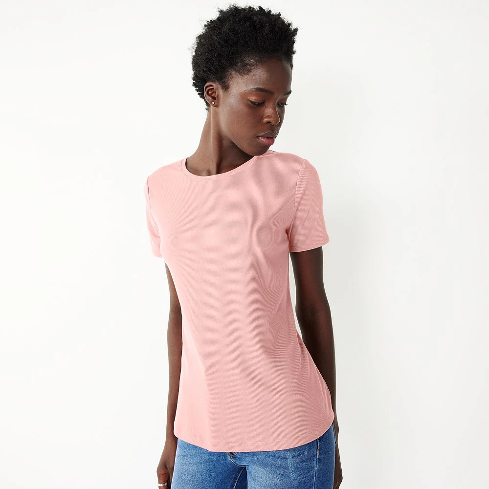 Women's Nine West Essential Crewneck Tee 67 Women's Nine West Essential Crewneck Tee - Image 65