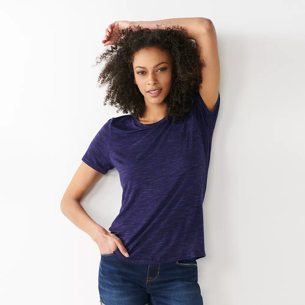 Women's Nine West Essential Crewneck Tee 5 Women's Nine West Essential Crewneck Tee - Image 3