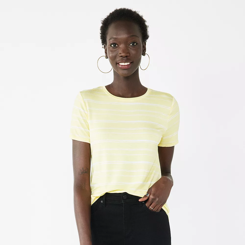 Women's Nine West Essential Crewneck Tee 30 Women's Nine West Essential Crewneck Tee - Image 28