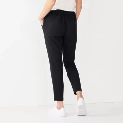 Women's Nine West Relaxed Crop Pull-On Pants 28 Women's Nine West Relaxed Crop Pull-On Pants -Nine West shop 4911770 ALT