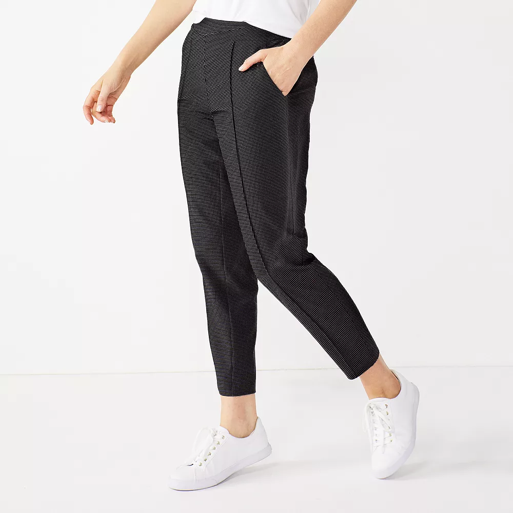 Women's Nine West Relaxed Crop Pull-On Pants 5 Women's Nine West Relaxed Crop Pull-On Pants - Image 3