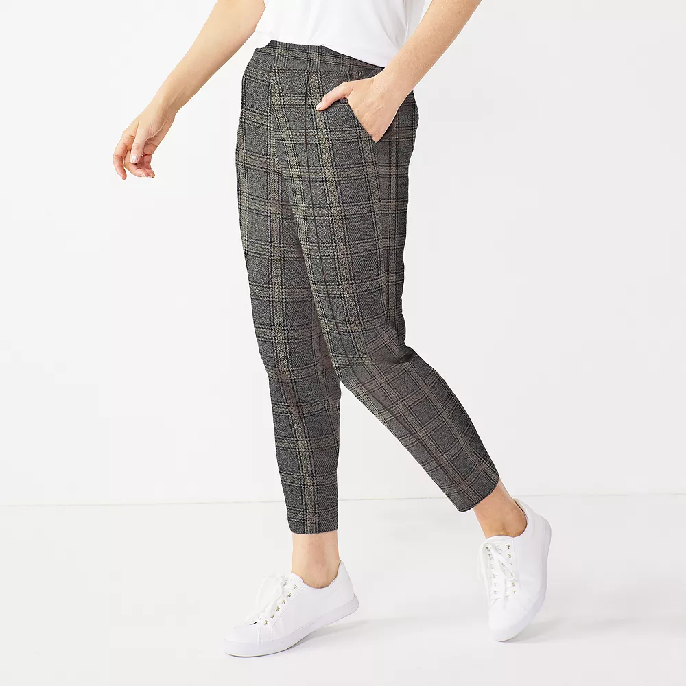 Women's Nine West Relaxed Crop Pull-On Pants 4 Women's Nine West Relaxed Crop Pull-On Pants - Image 2