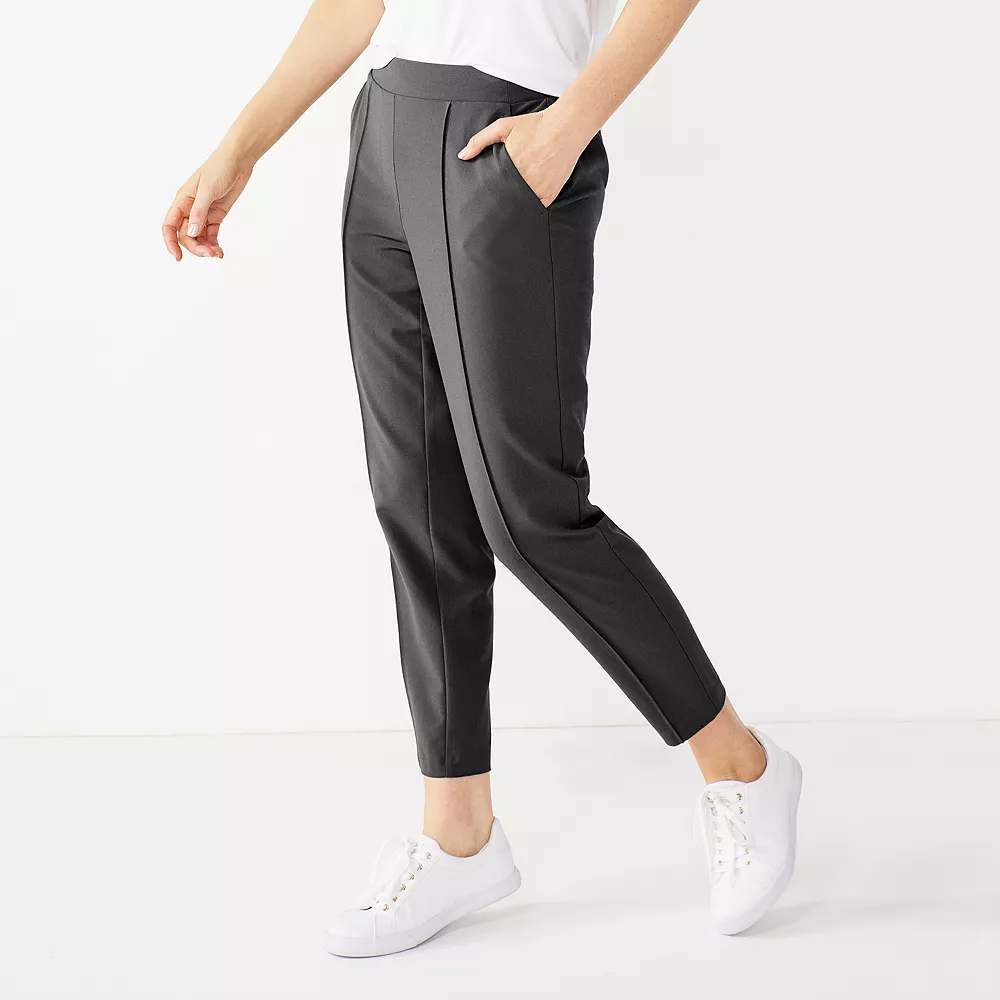 Women's Nine West Relaxed Crop Pull-On Pants 8 Women's Nine West Relaxed Crop Pull-On Pants - Image 6