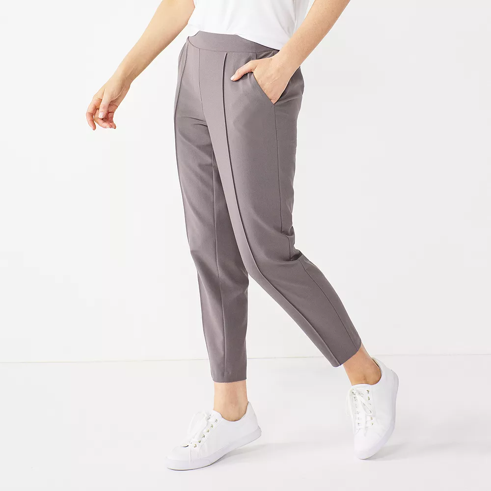 Women's Nine West Relaxed Crop Pull-On Pants 11 Women's Nine West Relaxed Crop Pull-On Pants - Image 9