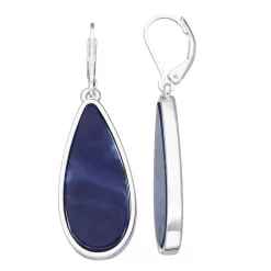 Nine West Simulated Stone Teardrop Earrings 8 Nine West Simulated Stone Teardrop Earrings -Nine West shop 4927820 Blue