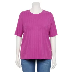 Plus Size Nine West Essential Elbow Sleeve Top -Nine West shop 4950998 Gerera Bloom