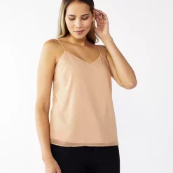 Women's Nine West V-Neck Layering Camisole -Nine West shop 4951519 Blush Clip Dot