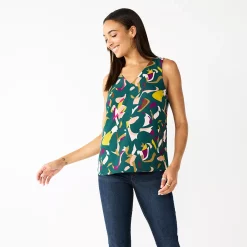 Petite Nine West V-Neck Tank -Nine West shop 4957403 Fresh Cutouts