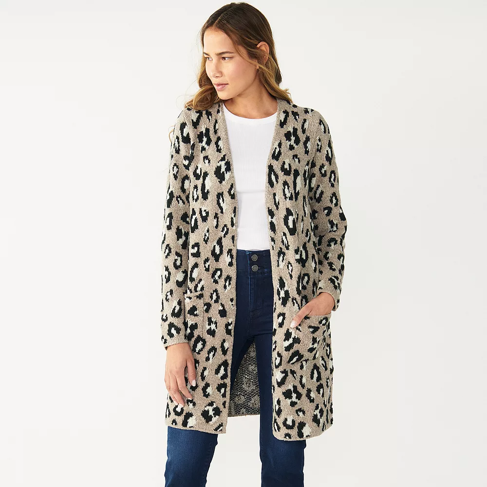 Women's Nine West Car Coat Cardigan 14 Women's Nine West Car Coat Cardigan - Image 12