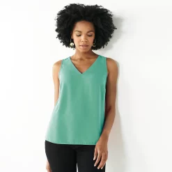 Women's Nine West V-Neck Tank -Nine West shop 4974987 Huxley Blue