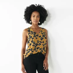 Women's Nine West V-Neck Tank -Nine West shop 4974987 Open Floral