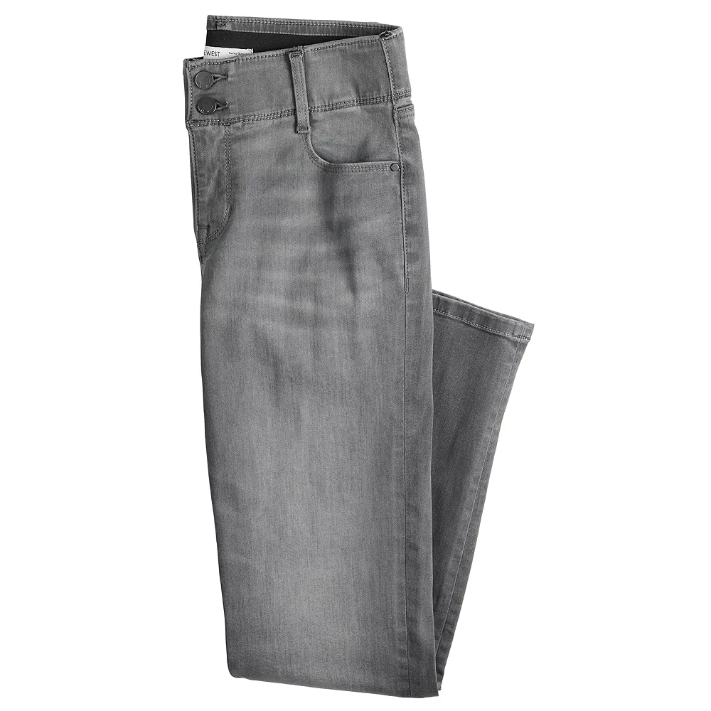 Women's Nine West Curvy Tummy-Control Slim Straight Jeans 8 Women's Nine West Curvy Tummy-Control Slim Straight Jeans - Image 6