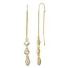 Nine West Gold Tone Threader Earrings -Nine West shop 5016360