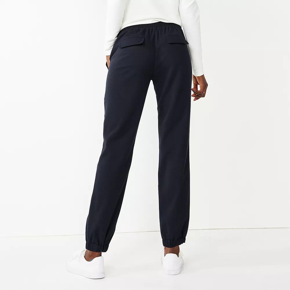 Women's Nine West Elastic-Cuff Relaxed Jogger Pants 12 Women's Nine West Elastic-Cuff Relaxed Jogger Pants - Image 10
