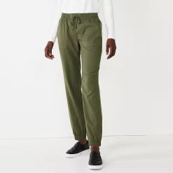 Women's Nine West Elastic-Cuff Relaxed Jogger Pants 17 Women's Nine West Elastic-Cuff Relaxed Jogger Pants -Nine West shop 5028329 Infantry Olive