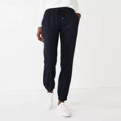 Women's Nine West Elastic-Cuff Relaxed Jogger Pants 16 Women's Nine West Elastic-Cuff Relaxed Jogger Pants -Nine West shop 5028329 Mineral Black