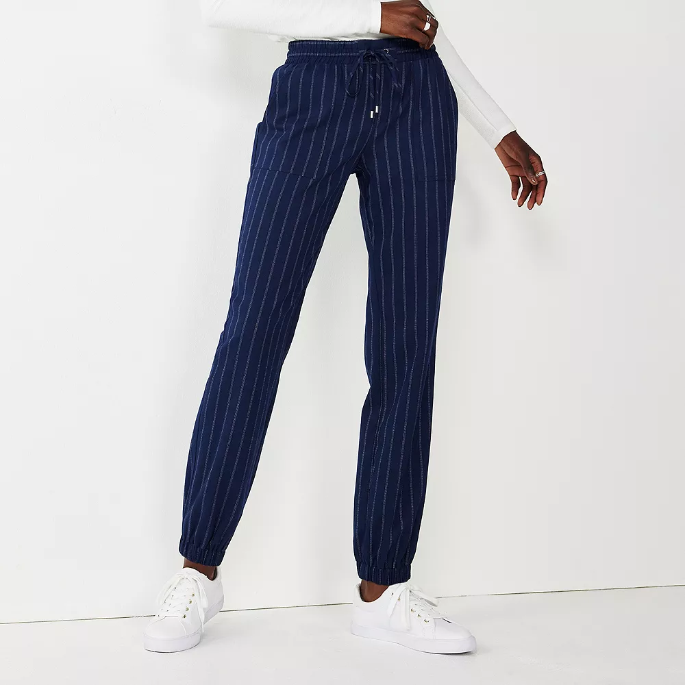 Women's Nine West Elastic-Cuff Relaxed Jogger Pants 3 Women's Nine West Elastic-Cuff Relaxed Jogger Pants