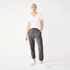 Women's Nine West Elastic-Cuff Relaxed Jogger Pants 19 Women's Nine West Elastic-Cuff Relaxed Jogger Pants -Nine West shop 5028329 Shark Cove