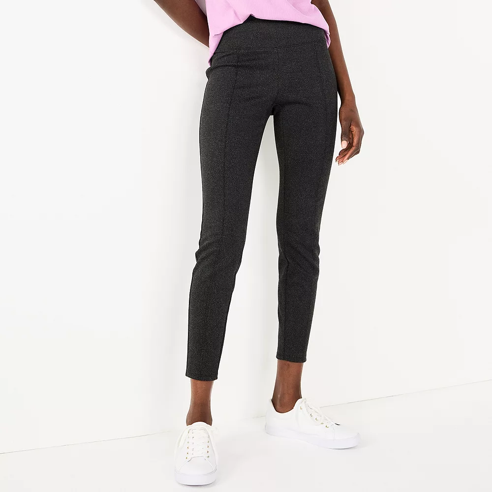 Petite Nine West Seamed Tummy Control Ponte Leggings 8 Petite Nine West Seamed Tummy Control Ponte Leggings - Image 6