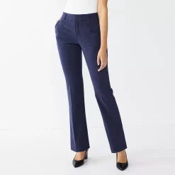Women's Nine West Magic Waist Barely Bootcut Pants 15 Women's Nine West Magic Waist Barely Bootcut Pants -Nine West shop 5033819 Navy