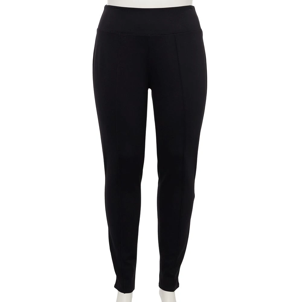 Plus Size Nine West Seamed Tummy-Control Ponte Leggings 10 Plus Size Nine West Seamed Tummy-Control Ponte Leggings - Image 8