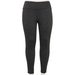 Plus Size Nine West Seamed Tummy-Control Ponte Leggings 17 Plus Size Nine West Seamed Tummy-Control Ponte Leggings -Nine West shop 5035946 Gray Menswear