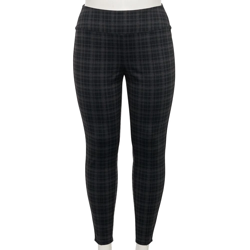 Plus Size Nine West Seamed Tummy-Control Ponte Leggings 11 Plus Size Nine West Seamed Tummy-Control Ponte Leggings - Image 9