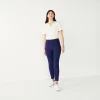 Petite Nine West Slim-Cut Ankle Pants -Nine West shop 5176086 Liberty Navy
