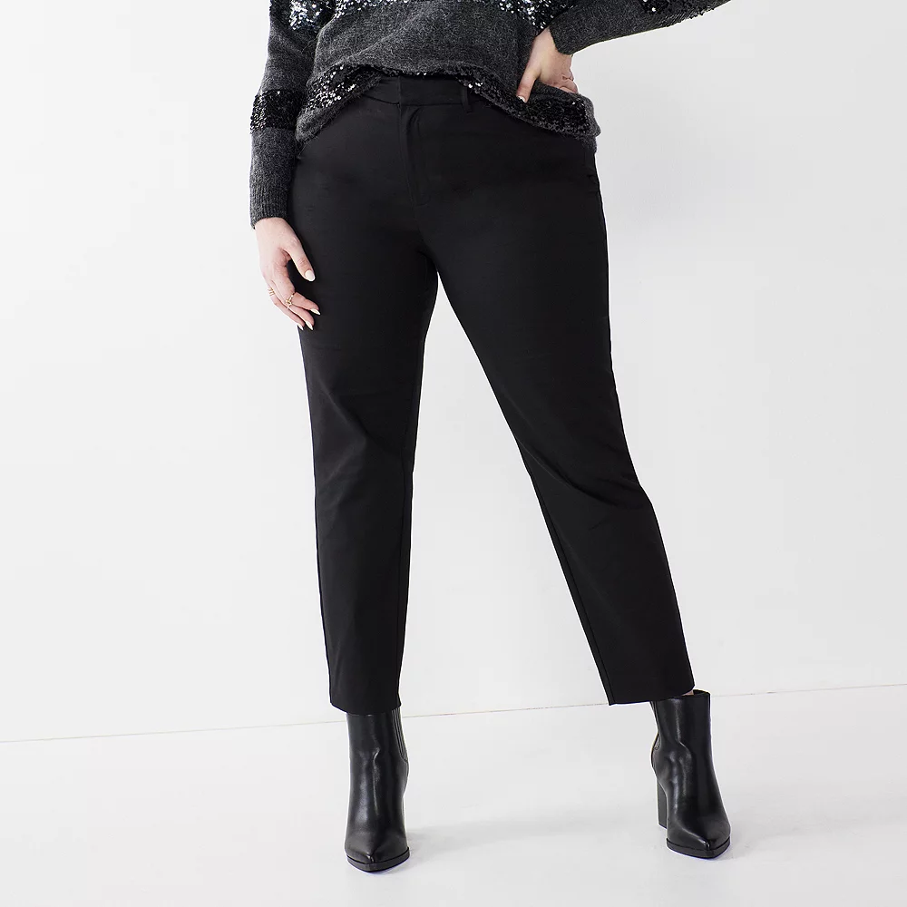 Plus Size Nine West Slim-Cut Ankle Pants 3 Plus Size Nine West Slim-Cut Ankle Pants
