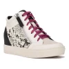 Nine West Tons Women's Hidden Wedge Sneakers -Nine West shop 5205788 White Snake Multi